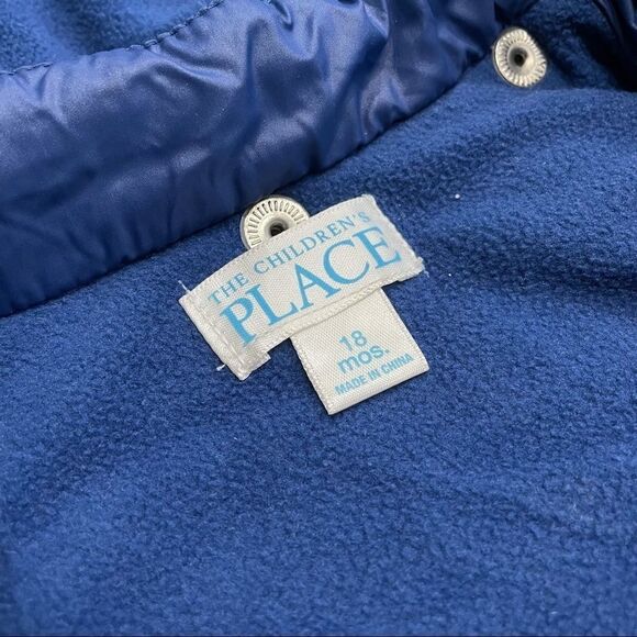 THE Children’s Place Blue Winter Jacket 18M - Picture 4 of 9